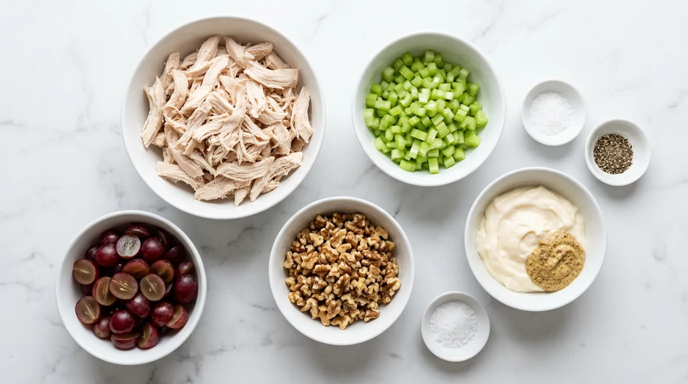 Ingredients for Classic Chicken Salad for Quick Lunches