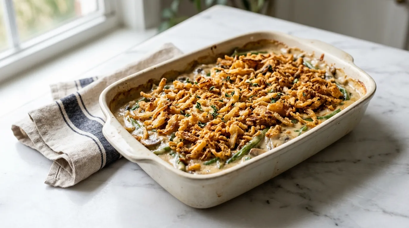 Classic Green Bean Casserole for Holiday Meals