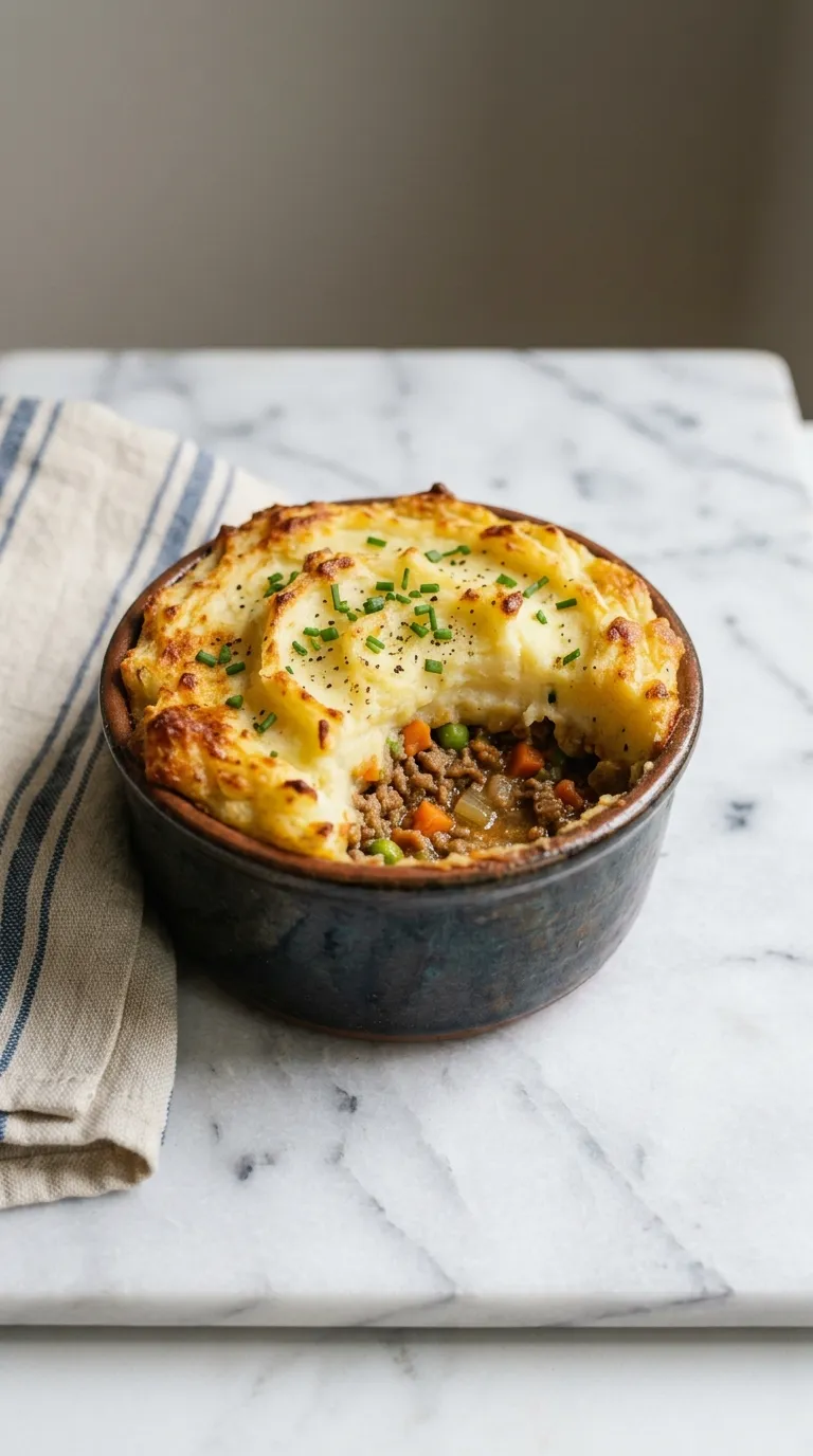 Comforting Shepherd's Pie for Cozy Nights served