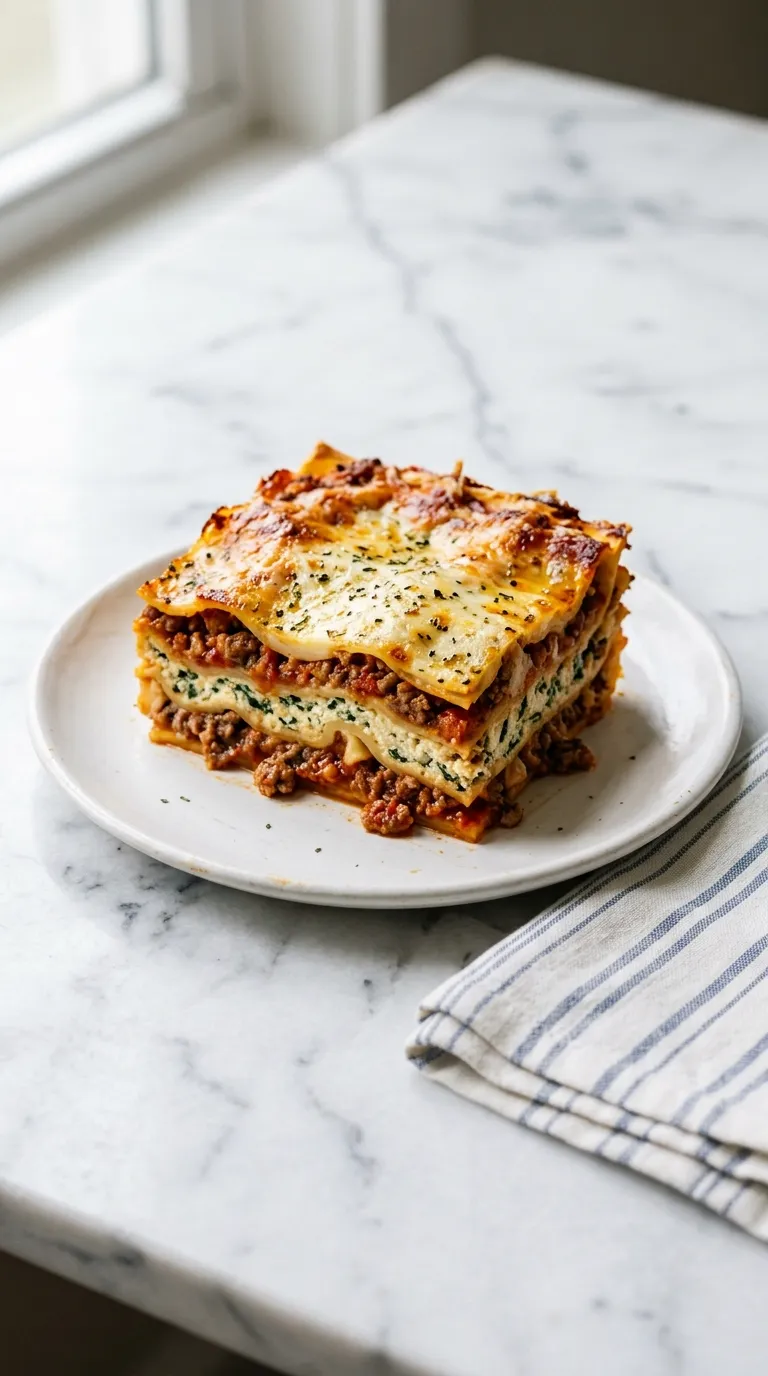Easy Sheet Pan Lasagna for Family Gatherings served