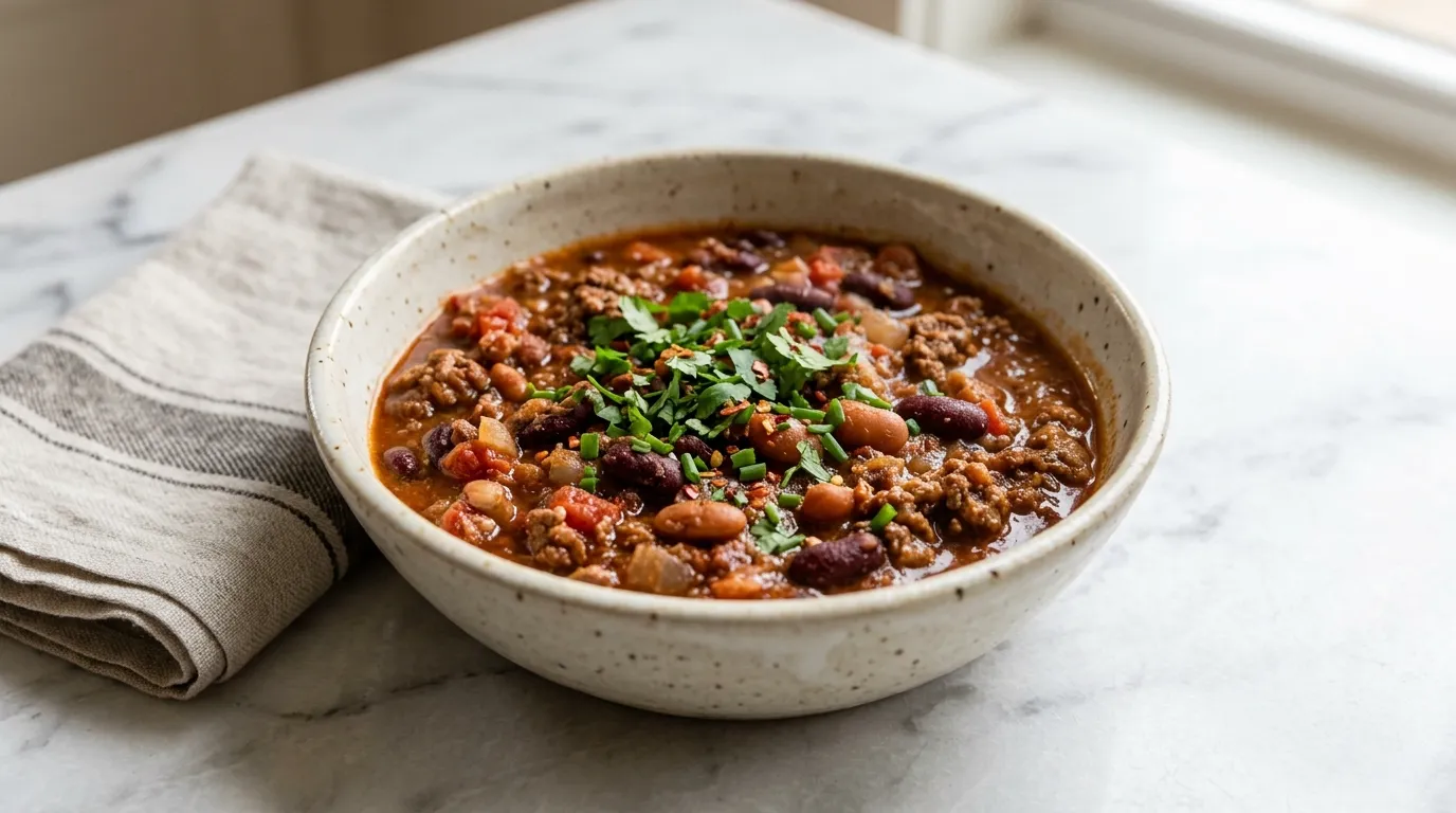 Hearty One Pot Chili for Winter Nights