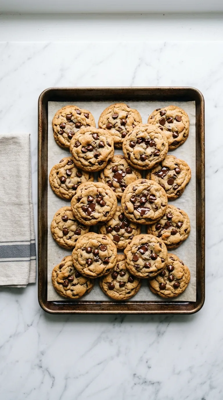 Quick Sheet Pan Cookie for Easy Dessert served