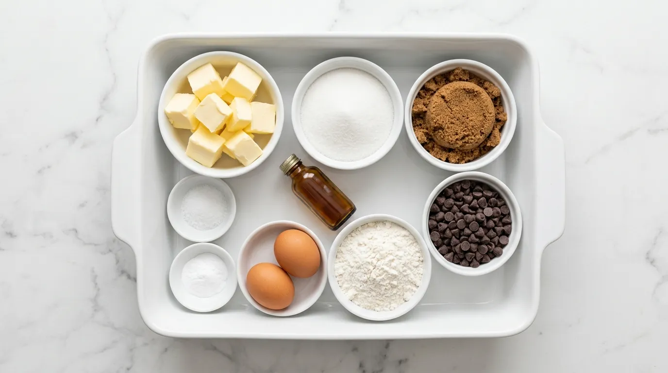 Ingredients for Classic Chocolate Chip Cookies for Every Occasion
