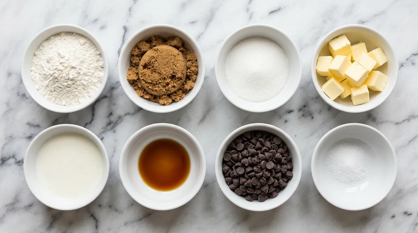 Ingredients for Safe Edible Cookie Dough for a Delicious Treat