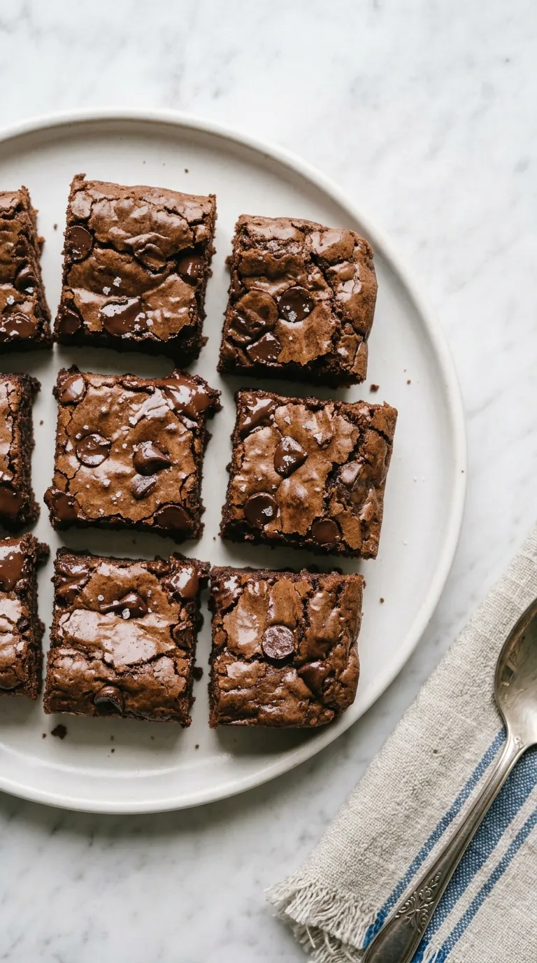 Decadent Homemade Brownies for Chocolate Lovers served