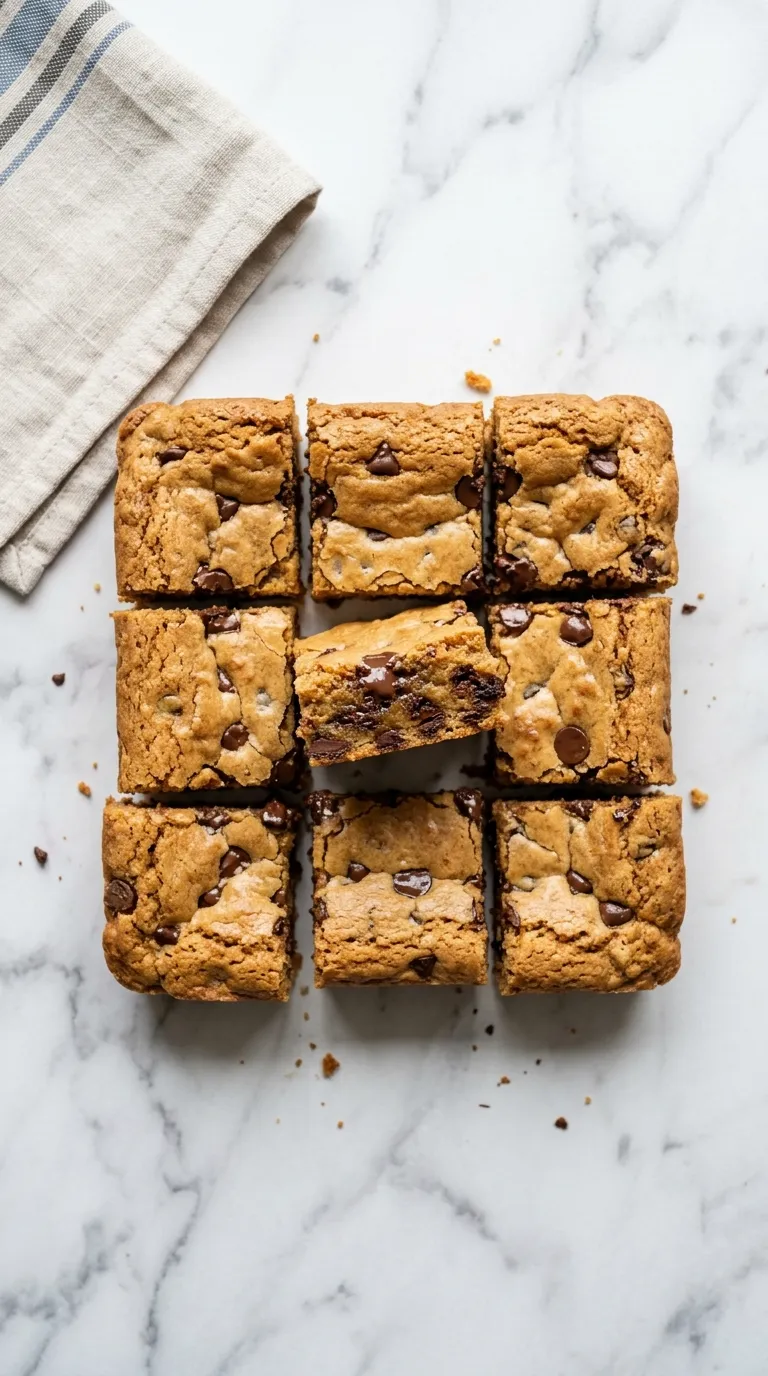Easy One-Bowl Blondies for Quick Treats served