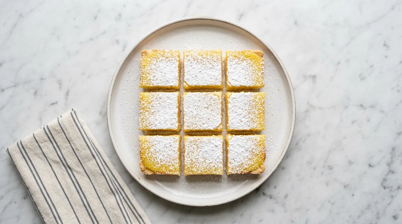 Zesty Lemon Bars with a Buttery Crust