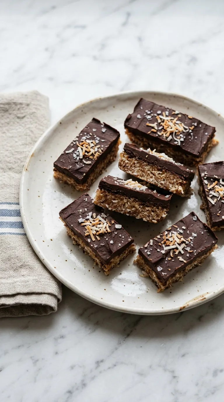 Irresistible Magic Bars with Coconut and Chocolate served