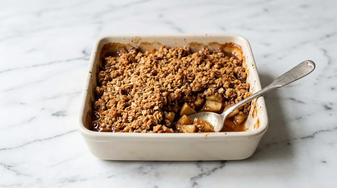 Classic Apple Crisp with Crunchy Oat Topping