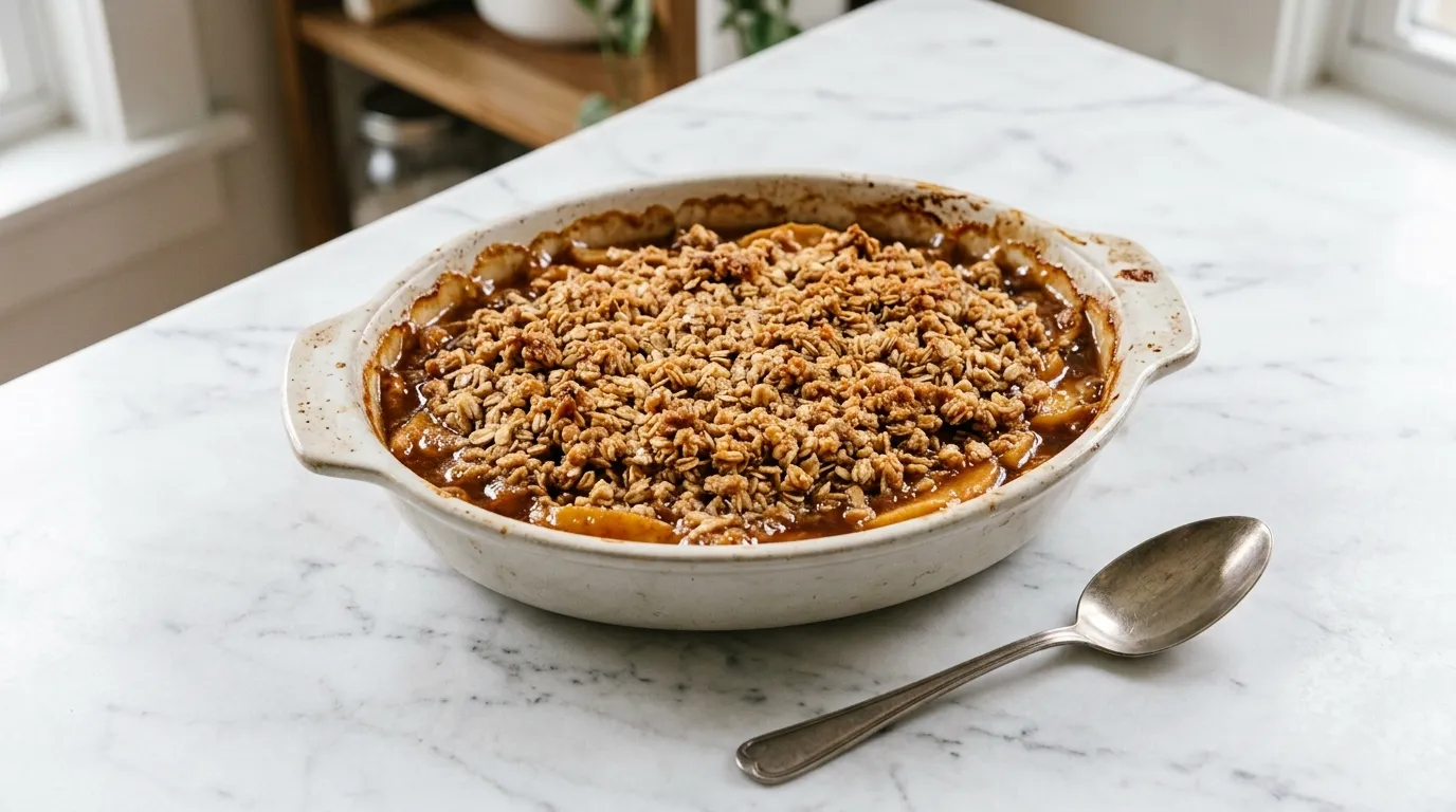 Easy Apple Crisp in One Bowl for Quick Baking