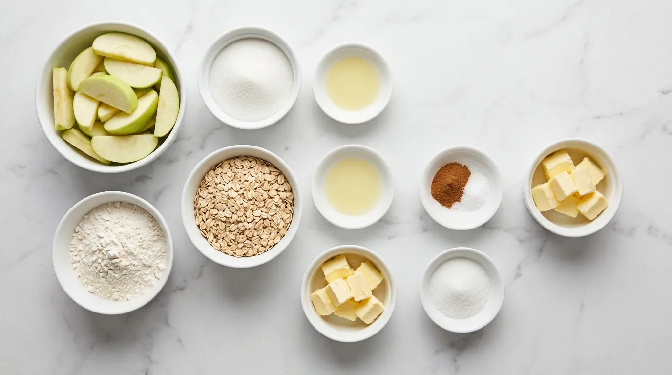 Ingredients for Best Ever Apple Crisp That Everyone Will Enjoy