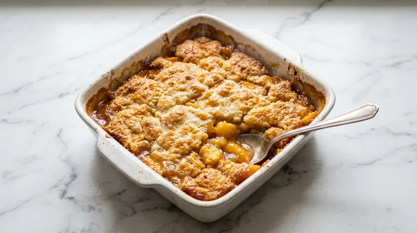 Quick Canned Peach Cobbler Ready in No Time