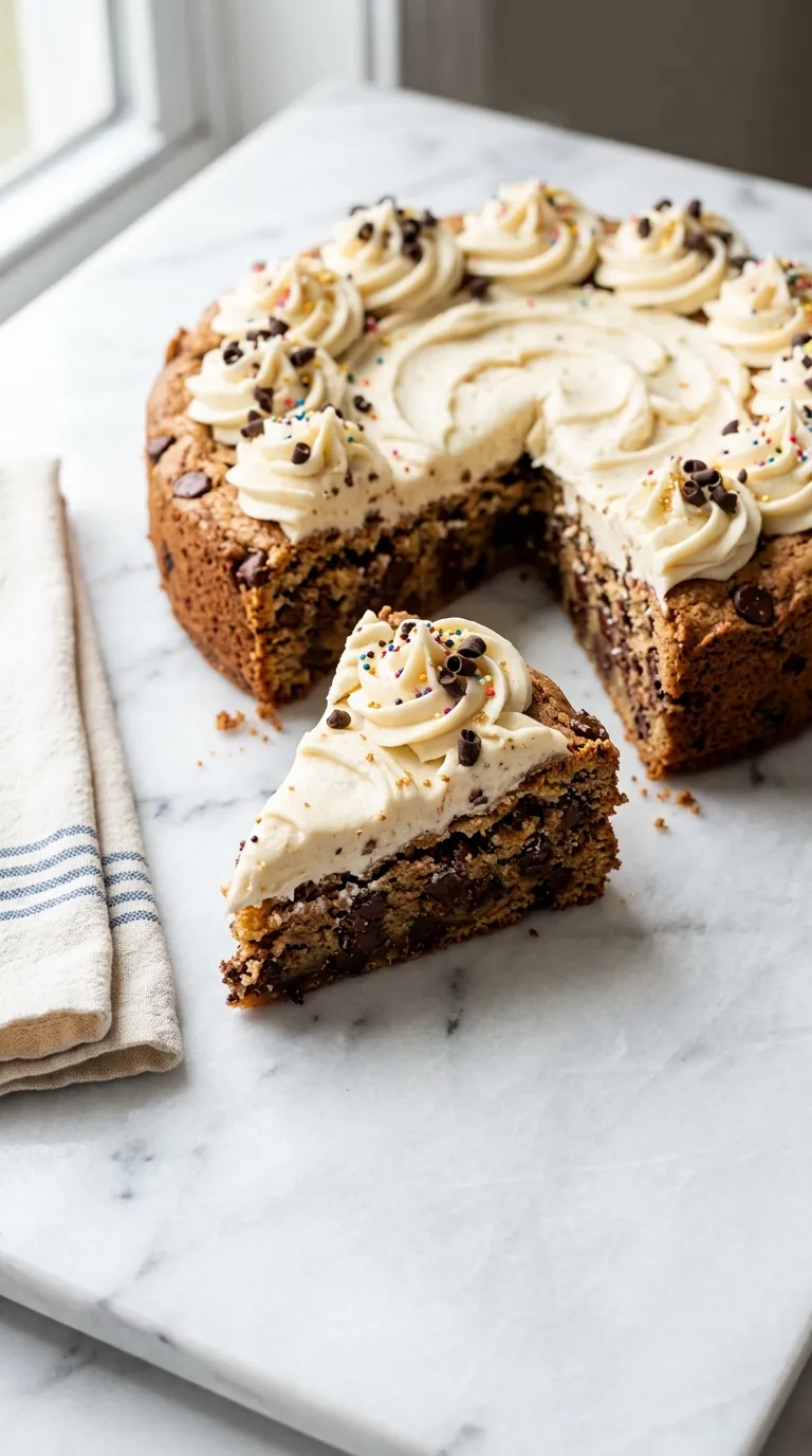 Fluffy Cookie Cake Frosting for Your Desserts served