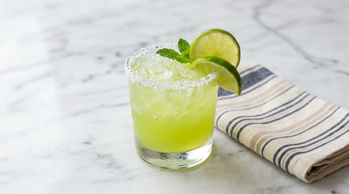Traditional Classic Margarita with Fresh Lime Juice