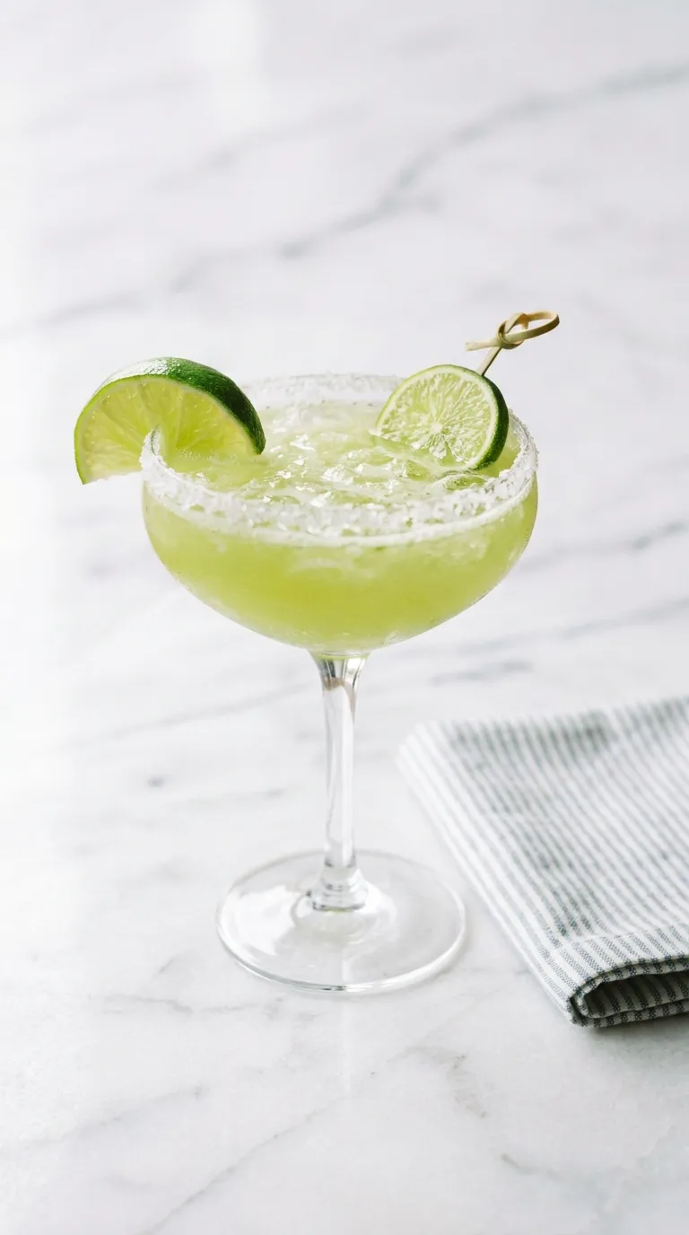 Perfect Margarita with Salted Rim for Any Occasion served