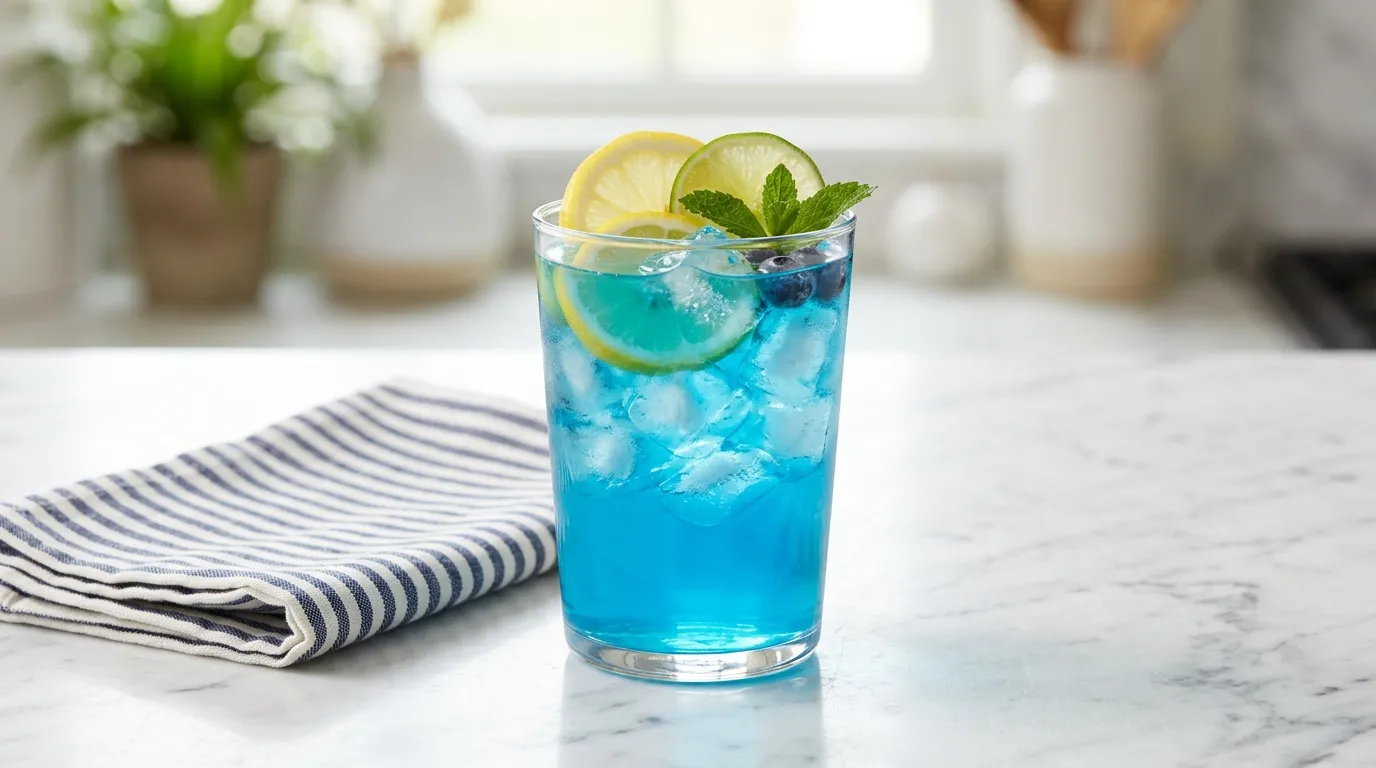 Vibrant Blue Punch for Fun Celebrations